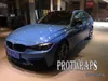 Premium Ultra Gloss Abu Blue Vinyl Wrap Aufkleber Car Wrapping Abdeckfolie mit Air Release Initial Low Tack Kleber Top Qualität selbstklebend 1,52 x 20 m 5 x 65 Fuß