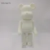 Bearbrick Action & Toy Figures 400% DIY Paint Medicom Fahion Toys PVC Action Figure White or Black Color With Opp Bag