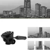 Tripods 40GD Tripod Pan Head 360 ° دوران 90 ° TILT ثلاثي الأبعاد مع 3/8 "الخيط 1/4" المسمار ل monopod