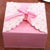 Present Wrap Party Supplies Fashion Bow Boxes Sweet Wedding Birthday Cake Candy Box