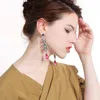 Dangle Earrings Wholesale Fashionable Geometric Hollow Design Big Bohemia Temperament Elegant Fineness Bijous