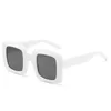 Солнцезащитные очки роскошные квадратные бренды дизайнер бренд ретро чистые солнцезащитные очки