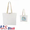 Sacs de rangement 4 pièces 14.8in X 17in blanc toile sac fourre-tout blanc pour bricolage publicité Promotion cadeau activité cadeau