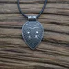 Hänghalsband 12st Retro Viking Filigree Face Necklace Mysticism Pagan smycken unisex