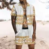 Herrsp￥rar 2022 EST Summer Hawaii Casual Beach Herrskjorta Shorts 3D varum￤rke HARAJUKU Retro Print Fashion Top Pants Mens 2 outfit