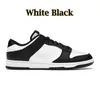 Goedkope mode dunks thuisschoenen voor mannen dames luxe klassieke zwart -witte designer schoeisel met de doos thuisschoen