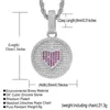 Naszyjnik Hip Hop Sun Moon Para Naszyjnik mikro zestaw cyrkon miłosna osobowość biżuteria Prezent 287n