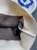22FW 니트 스웨터 가을 겨울 남성 여성 고품질 니트 긴 슬리브 스트리트웨어 풀오버 반바지 바닥