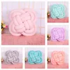 Cuscino Super Soft Knot Ball Cuscini da letto quadrati intrecciati a mano Throw PP Cotton Farcito Home Sofa Decor Plush S