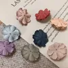 장식용 꽃 20 개 진주 모방 된 마이크로 화이버 패브릭 DIY 액세서리가있는 가짜 해바라기 브로치 보석류 제작