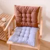 Travesseiro macio espessado de cor sólida cadeira sede s tatami piso tapete sofá traseiro de escritório lombar travesseiros