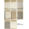 Gardırop yatak odası mobilya modern basit salıncak kapı dört kapı dolap masif ahşap giysiler dolap çekmeceli