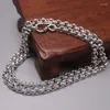 Kedjor S925 Sterling Silver Necklace Women Men Luck Rolo Cable Chain Link 5mmw 20 tum 24-25G
