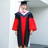 Kleidungssets Hochwertiges Erwachsenes Schulstudenten-Abschlussrobenkleid Universitätsuniform-Absolventenpartykostüm Master-Bachelor