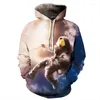 Herrtröjor 6 stil hajuku plus size herrar tröjor 3d tryck man kvinnor huva pullover casual tunna hip hop outwear toppar