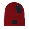 Haute qualité hiver laine chapeau Bonnets Bonnets lettres hommes mode tricoté Bonnet hommes hiver chaud garçon Streetwear chapeau Casquette