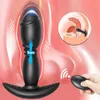 Articoli di bellezza Vibratore anale senza fili per uomo Masturbatore maschile Telescopico Massaggiatore prostatico Vibratori Butt Plug Giocattoli sexy Negozio per adulti