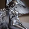 Objets décoratifs Figurines Art Sculpture Anges 3D Résine Sexy Statue d'Ange pour Salon Cour Jardin Décor À La Maison Statue Artisanat Fée DIY Oeuvre Non Peint T220902
