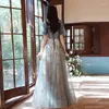 Ethnic Clothing Sexy IllusionParty Dress Formal Evening Gown A-line Vintage Slim Cheongsam Women Temperament Banquet