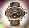 Beliebte Crime Herrenuhren, 41 mm, automatisches Quarzwerk, hochwertige Armbanduhr, Stundenzeigeranzeige, Ledergürtel, Topmodell, beliebte Luxusuhr, Montre de Luxe-Geschenke