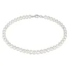 Choker Pearl Necklace Men Simple Handmade Strand Bead 2022 Trendiga smycken f￶r kvinnor flickor Br￶llop Banketthalsband