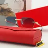 Moda para hombre Diseñador de lujo Gafas de sol para mujer Carti Gafas de sol Alta calidad 2022 Clásico Adumbral Gafas Accesorios Lunettes De Soleil con estuche original