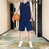 Men's Tracksuits Men's Basketball Summer Sleeveless Top And Shorts Two Pieces Casual Loose Vest Large Size Outdoor Sports Suit