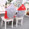 Stoelhoezen Kerstmisd kabouter Dining Slipcovers voor Xmas Holiday Feitive Kitchen Dinner Decor