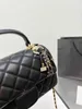 CC Bag Shopping s High Quality Womens Chain Luxury Designer Brand Premium Handbags Fashionable Shoulder Crossbody Cf Mini Handle Wall