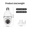 Wirelesswifi 1080p Säkerhetskamera för hemövervakningsskruv i E27 -glödlampa Socket Spotlight Color Night Vision HD Twoway 8834615
