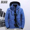 Heren down parkas 20 graden winter mannen jas mannelijke witte eend capuchon outdoor dikke warme gewatteerde sneeuwjas oversized m4xl 220902