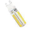 LED ampuller G9 G4 Beyaz/Sıcak 5W 3014 2835 SMD 64LES AC110V-130V AC220V-240V Avize Lambası 360 Kiriş Açısı