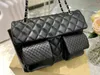 CC Bag Shopping Bags Luxury Women Brand Single Shoulder Leather Handbag Top Ladies Square Large Totes Wholesale Quilted Design Scarf Clutche