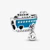Anchored Cruise Ship 925 Sterling Silver Charm Pandora Enamel Moments Women for Fit Original Sister By Bracelets Jewelry 792198C01 Andy Jewel