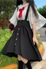 Kleidungssets Japanische Mode College Hohe Taille Schlank Süße Allgleiches Student Sommer Schulmädchen Uniform Matrosenkleid Koreanisch