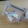 Żyrandol Crystal 100pcs/działka 63 mm wisiorek szklany szklany ślub girlandzki części wiszące zapasy imprezowe