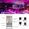 Remsor Musiksynkronisering RGB F￤rg Byt smart LED -strip 12V SMD 2835 Neon Tape Diode Bluetooth Control Lights For Room Decoration