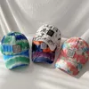 Caps de bola gbcnyier tie-dye chapéu verão fino jovem maré selvagem bordado bordado bordado boné ajustável