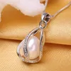 Yutong Fenasy Natural Freshwater Pearl Pendant Necklace Netclace 925 Sterling Silver Boho بيان Jewelry303a