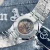 Luxury Mens Mechanical Watch Moda Automatyczne 316 Pasek ze stali nierdzewnej pusta design awangardowy szwajcarski zegarek