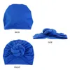 Große geknotete Turban-Mütze, Kopfwickel, afrikanischer Twist-Kopfwickel, dehnbar, muslimische Damen-Haar-Accessoires, Indien-Hut, Chemo-Mütze