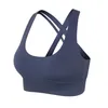Top Women Workout Sport Bra Black Yoga Suit rapide Dry Fitness Wear Couleur WT004269V