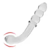 Massaggiatore giocattolo sessuale Pyrex Glass Sex Toys Pene artificiale Dick Crystal Anal Bead Butt Plug Massaggio prostatico Masturbarsi