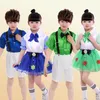 Abbigliamento set per bambini costumi da coro per spettacoli di danza da ballo per ragazzi uniformi scolastiche delle ragazze