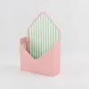 Embrulho de presente 50pcs mini papel criativo envelope caixa dobrável caixa de flores bouquet rosa floral embalagem atacado