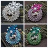 Broches fruit ananas multicolore rose rose gold cristal autrichien belles ￩pingles en strass claires mignonnes bijoux de mode o