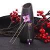 Hanfu Hairpins Flower Pearl Long Tassel Step Shake Haik Basks Ornament Chiesa Accessori per capelli cinesi Acconciature