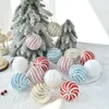 Decorazione per feste Albero di Natale Appeso palline colorate 8 cm Decorazioni dorate per le vacanze