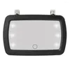 Interieuraccessoires x AutoHaux auto zonoverzicht HD Mirror Clip met 2 batterijmake -up 6 LED -lichten Touchscreen SWITC