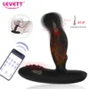 Schönheit Artikel Anal Vibratoren App Control Plug Vibrator Männlichen Prostata-massagegerät 360 Grad Rotation sexy Spielzeug Für Männer Stimulator